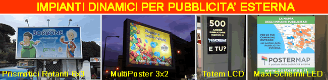 impianti pubblicitari led digitali