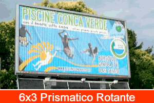 6x3 pubblicità outdoor