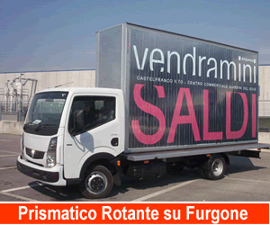 vele pubblicitarie con sistema trivision